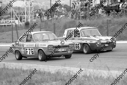 1972 SL Star prod F76 A Engelbrecht Escort E66 R Harradine R8 (permission Malcolm Sampson Motorsport Photography)