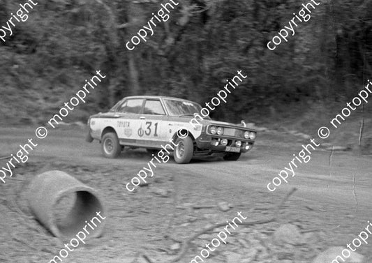 1972 Total 31 Fred Franz, Colin Downie Toyota GSL 9th (courtesy Roger Swan) (1)