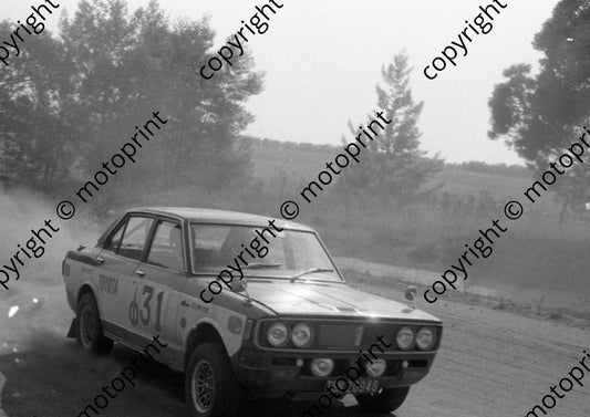 1972 Total 31 Fred Franz, Colin Downie Toyota GSL 9th (courtesy Roger Swan) (2)