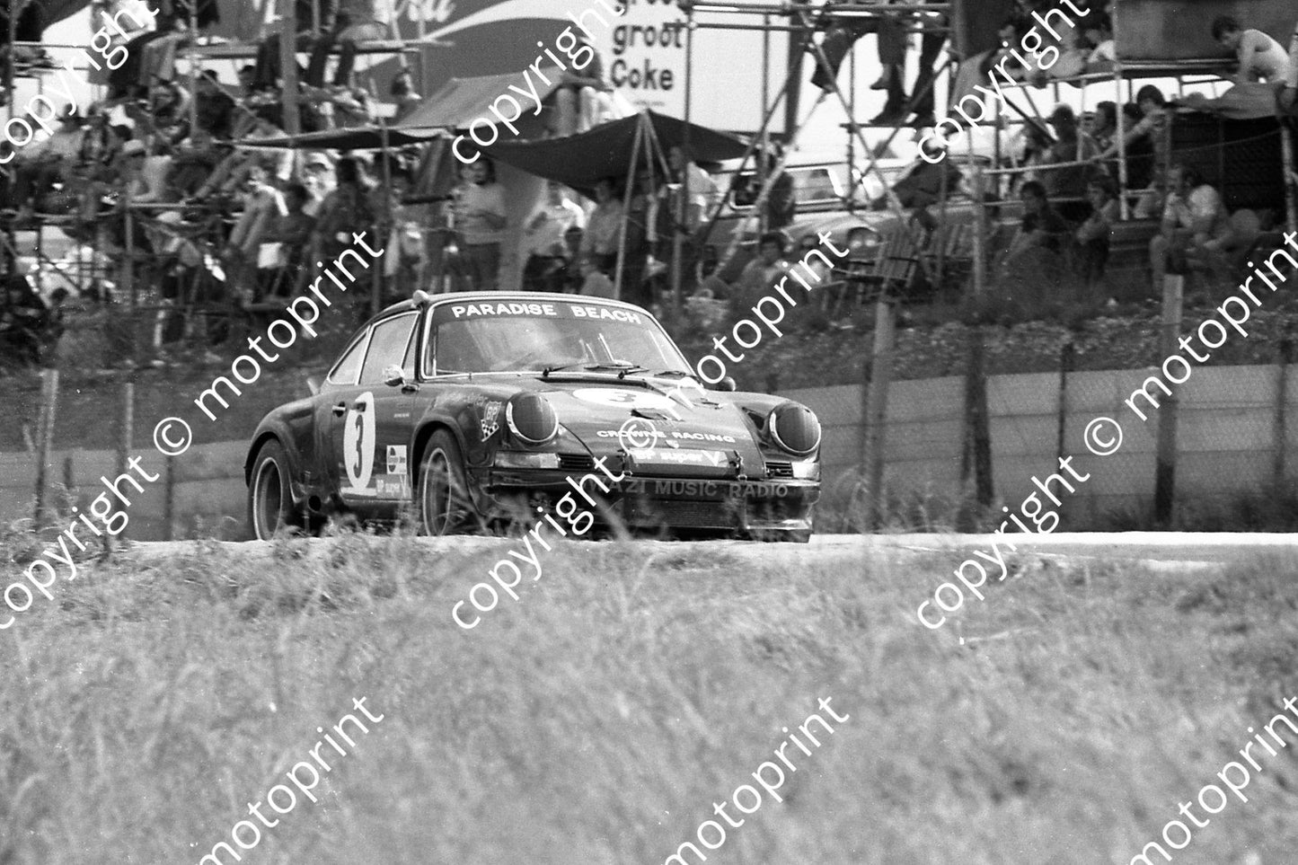 1973 9 hr 3 Porsche RSR Birrane G Tunmer(permission Roger Swan)