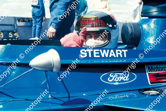 1973 British GP  Jackie Stewart  Tyrrell 006