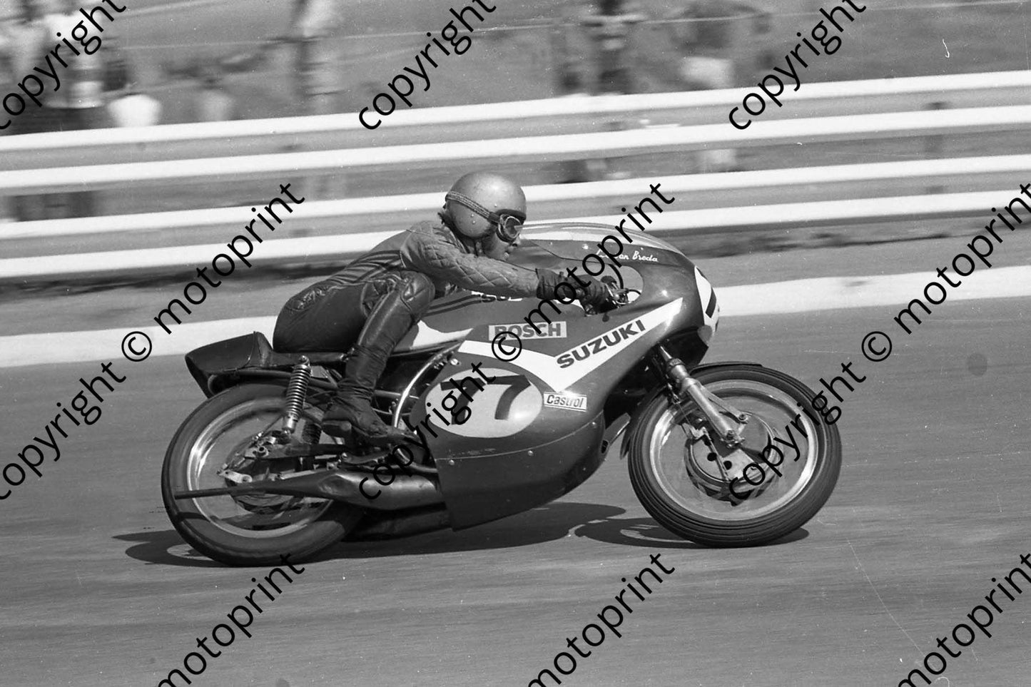 1973 MC Kya Highveld 100 77 Les van breda Suzuki TR500 044