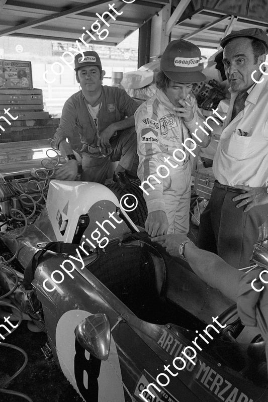 1973 SA GP Merzario and his Ferrari 050
