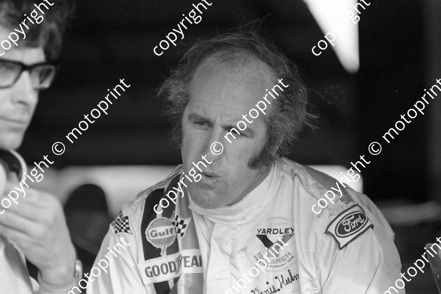 1973 SA GP SS 0 Denny Hulme portrait (permission Malcolm Sampson Motorsport Photography)  (494)