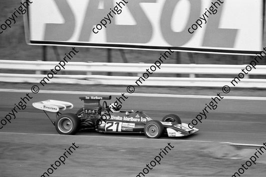 1973 SA GP SS 21 Ganley Iso Marlboro FX3-2  (permission Malcolm Sampson Motorsport Photography)  (446)