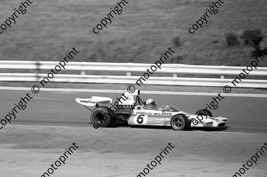 1973 SA GP SS 6 Revson McLaren M19A-2 (permission Malcolm Sampson Motorsport Photography)  (527)