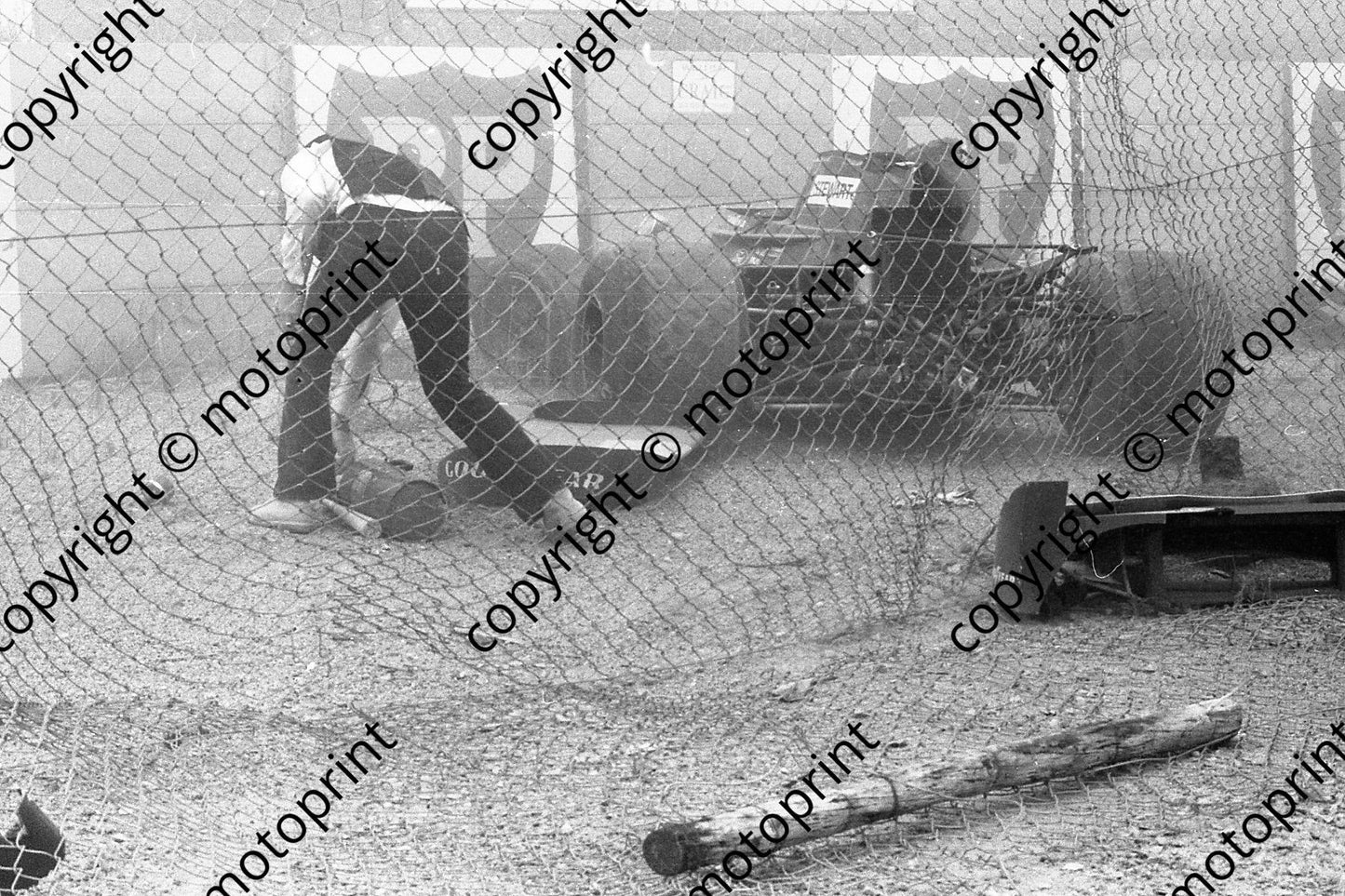 1973 SA GP Stewart Tyrrell practice off Crowthorne 004a