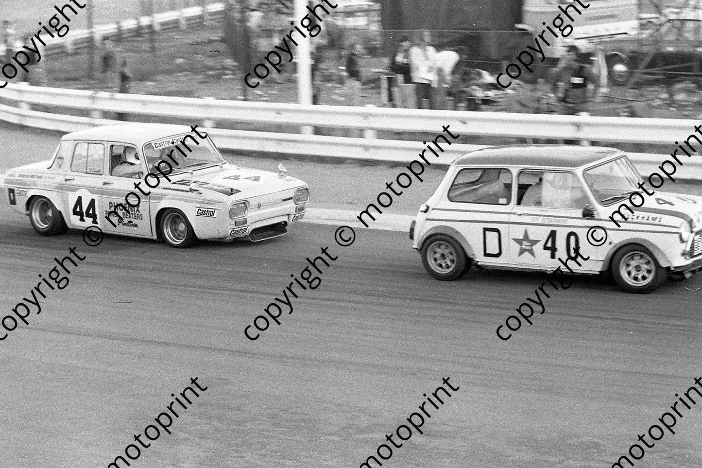 1973 SA GP support saloons A Giovannoni,  G La Reservee (courtesy Roger Swan) 311