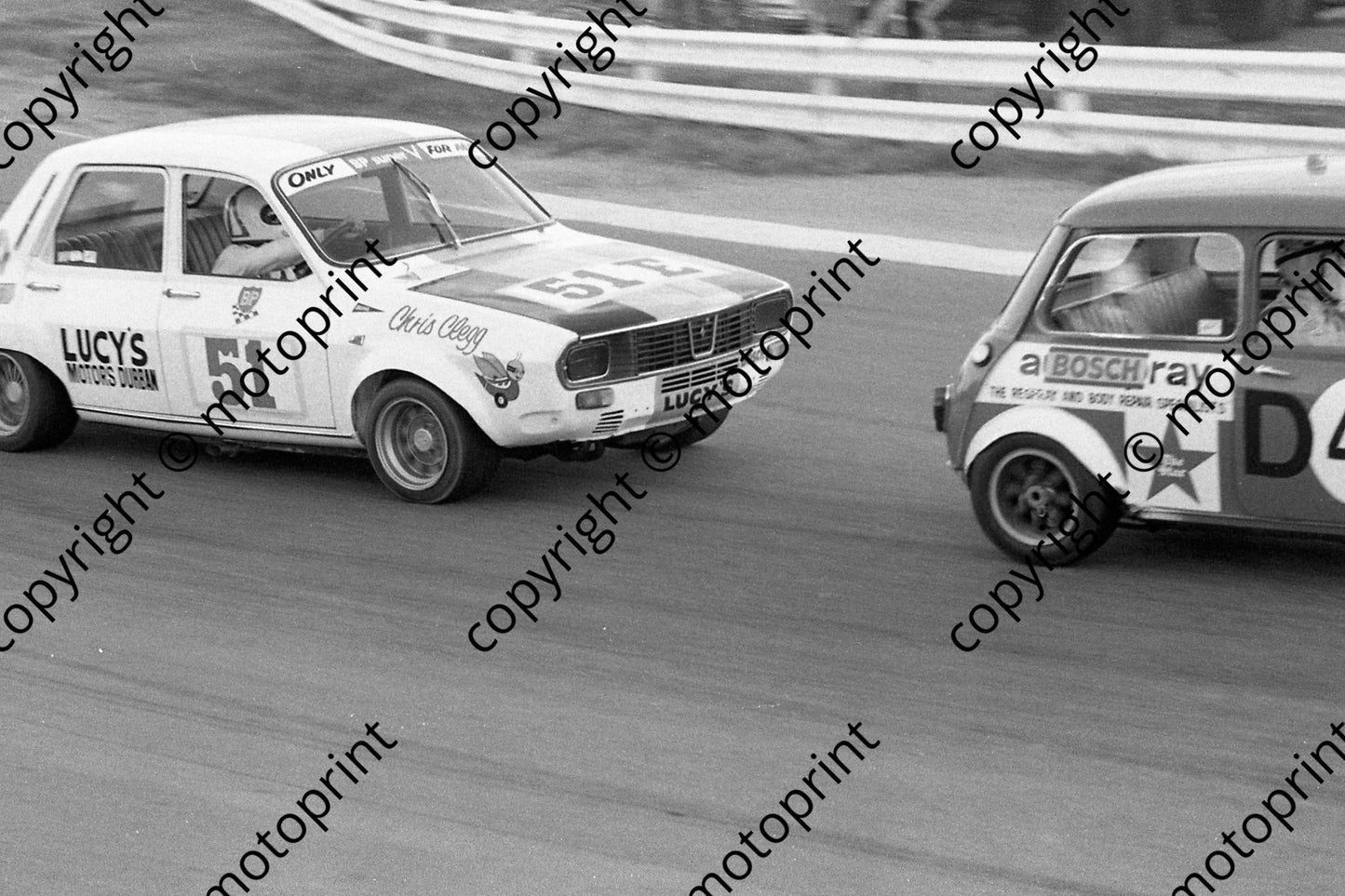 1973 SA GP support saloons Chris Clegg Renault 12 (courtesy Roger Swan) 307