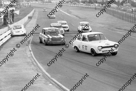 1973 SA GP support saloons P Schmidt Escort  (courtesy Roger Swan) 308