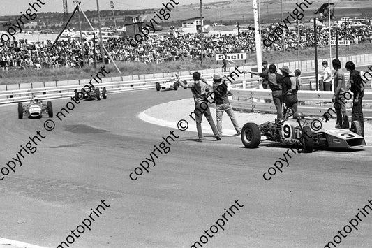 1973 SS FF Highveld 100 FF 9 George van Straaten Lotus 61, Kenny Gray Merlyn Mk11, Amdrew Thompson Merlyn Mk20, Bernard Tilanus Merlyn Mk20 (courtesy Roger Swan)