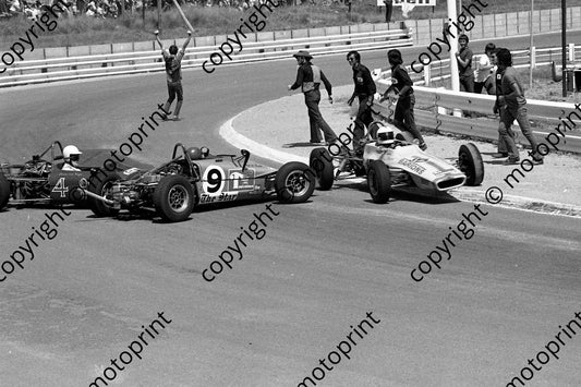 1973 SS FF Highveld 100 FF e 9 George van Straaten Lotus 61_ 4 Brian van Hage Merlyn_ 15 Peter Todd check (courtesy Roger Swan)