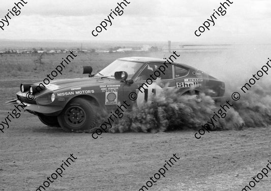 1973 Safari 11 Edgar Herrman, Hans Schuller Datsun 240Z 1055 (courtesy Roger Swan) (11)