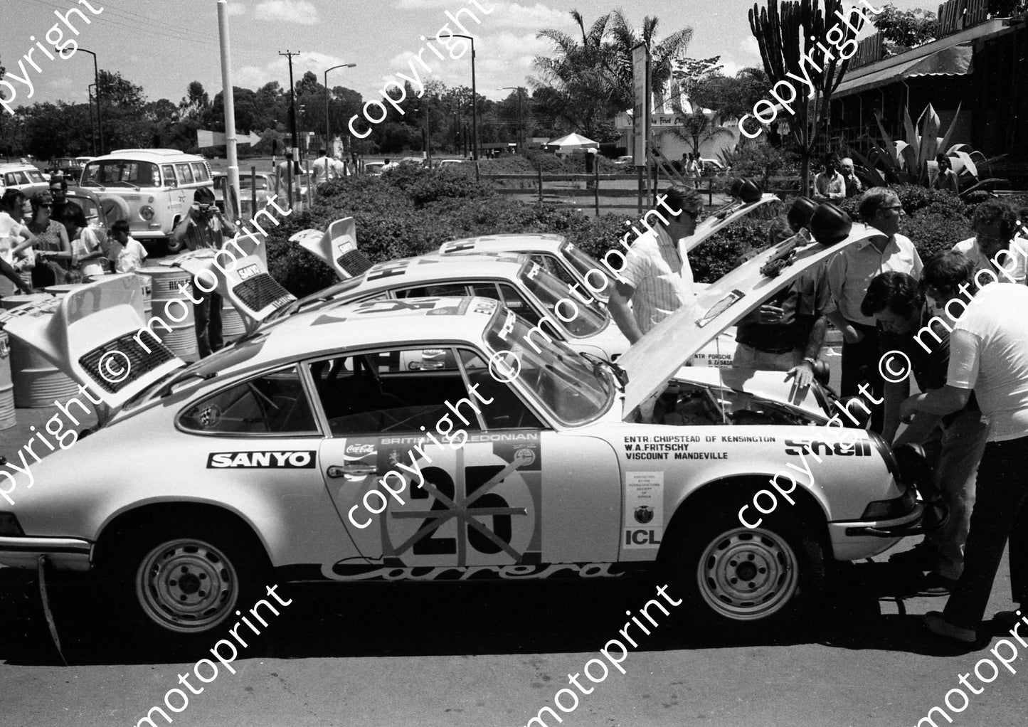 1973 Safari 25 Bill Fritschy, Viscount (Kim) Mandeville Porsche 911S 1054  (courtesy Roger Swan) (24)