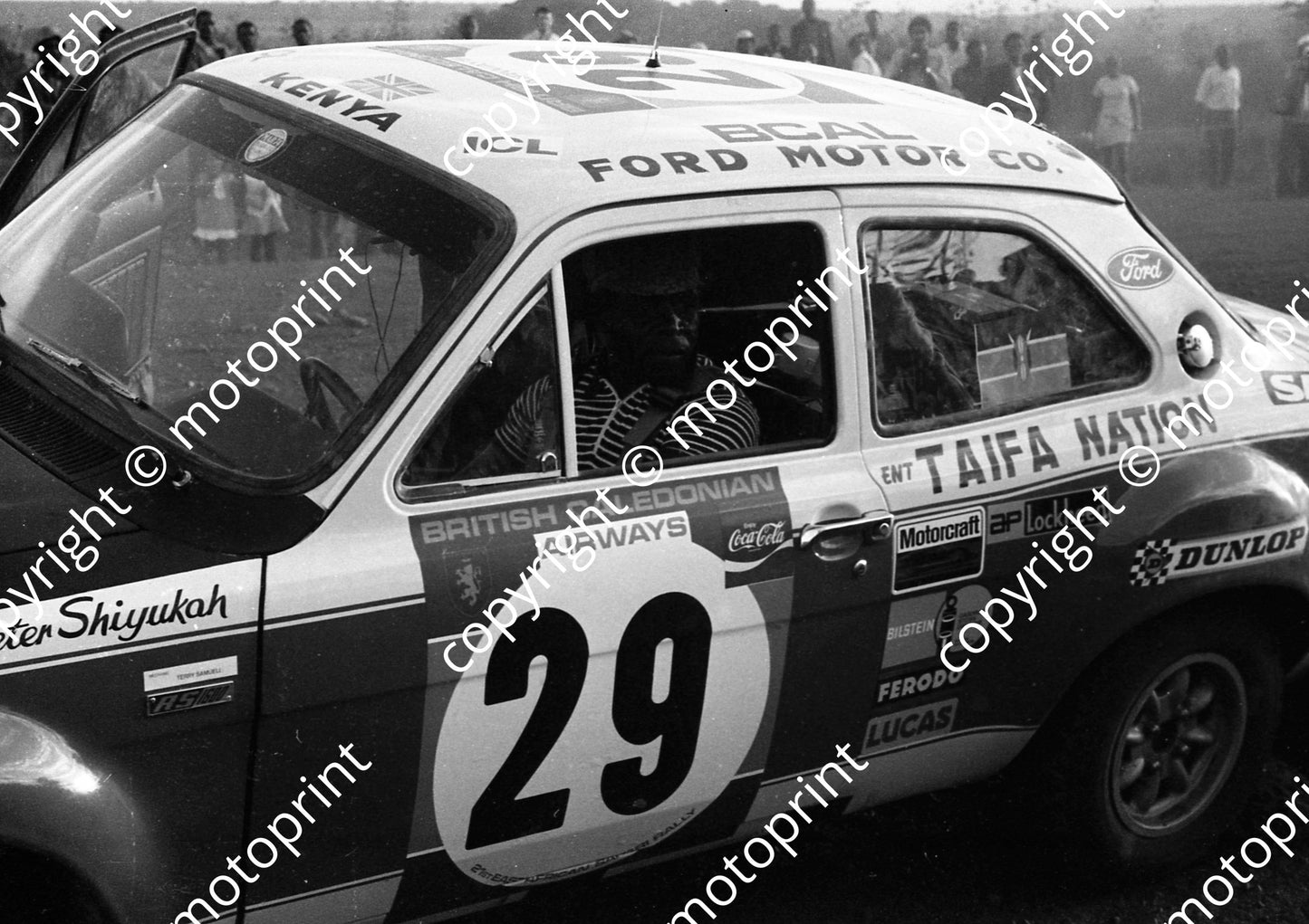 1973 Safari 29 Peter Shiyukah, Kim Gatende Escort RS1600SSS 1050  (courtesy Roger Swan) (7)