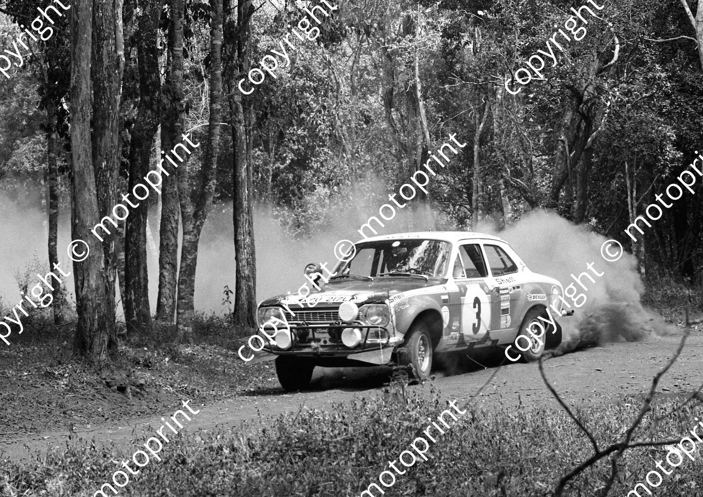 1973 Safari 3 Vic Preston jnr, Bev Smith Escort RS1600 Mk1 1051 (courtesy Roger Swan) (3)