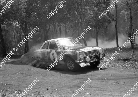 1973 Safari 3 Vic Preston jnr, Bev Smith Escort RS1600 Mk1 1052 (courtesy Roger Swan) (17)