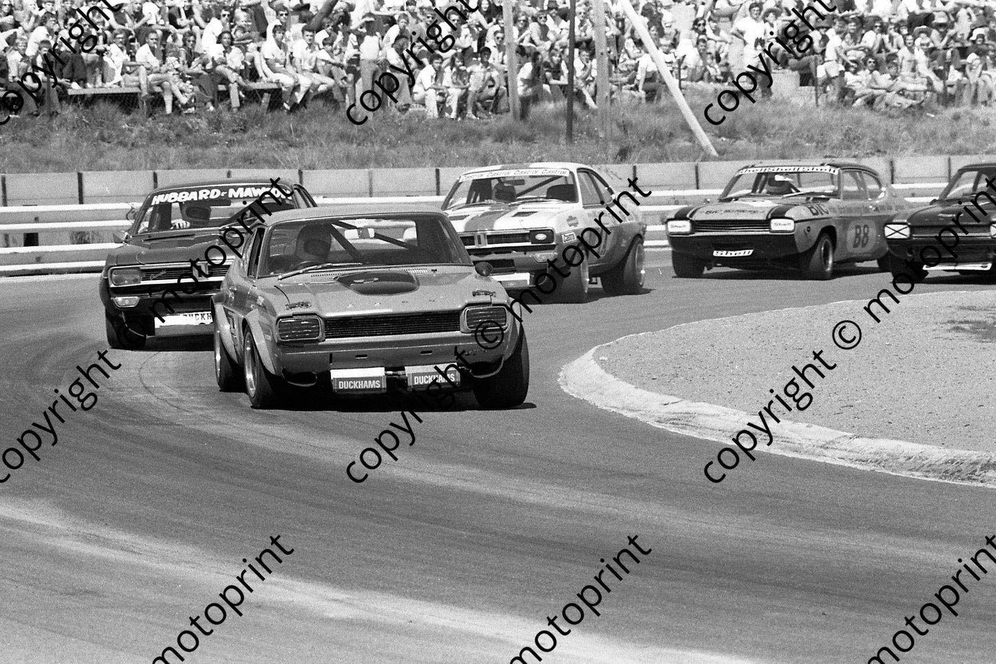 1973 Star prod Rand Spring Tim McIntosh Capri V8_ GR Mawson Chev V8_ Basil Van Rooyen Chev V8, Alain Lavoipierre Capri V6 (courtesy Roger Swan)