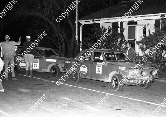 1973 Total 37 Kassie Coetzee, L Victor per entry list (Wiley Harrington check) Datsun 1600SSS (courtesy Roger Swan) (7)