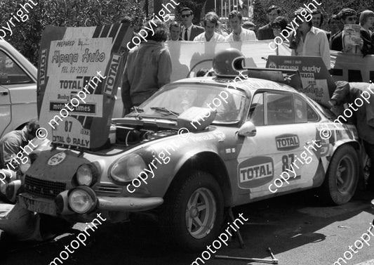 1973 Total 87 RJM Rue, R Isoart, Alpine Renault Lawson Motors entered (courtesy Roger Swan) (3)