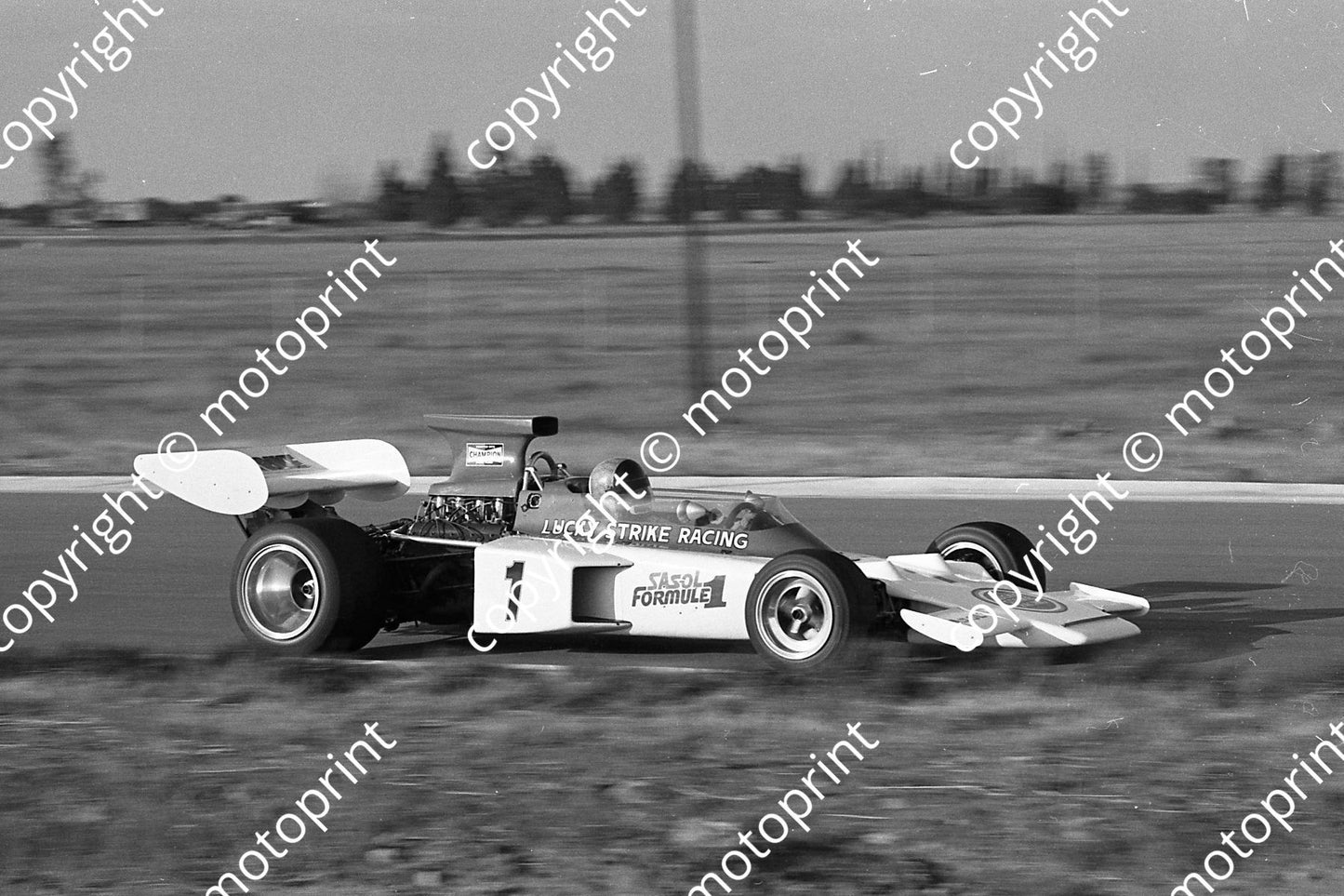 1973 Welkom SS 1 D Charlton Lotus 72 (permission Malcolm Sampson Motorsport Photography) 1973 Welkom  (97)