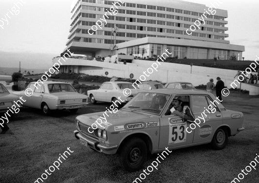 1973 Wynns 53 Omri Prinsloo, Sarel van der Merwe Datsun De Luxe 1600 (courtesy Roger Swan) (4)