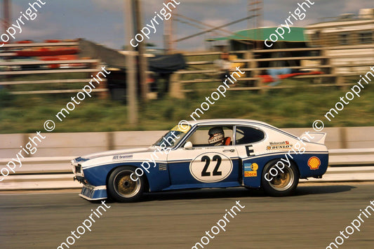 1974 6 hr 22 Capri 3100RS Mass Hezemans WEC round (permission Malcolm Sampson Motorsport Photography)154