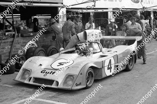 1974 6 hr 4 Mirage pit stop Schuppan Wisell WEC round (permission Malcolm Sampson Motorsport Photography)     394