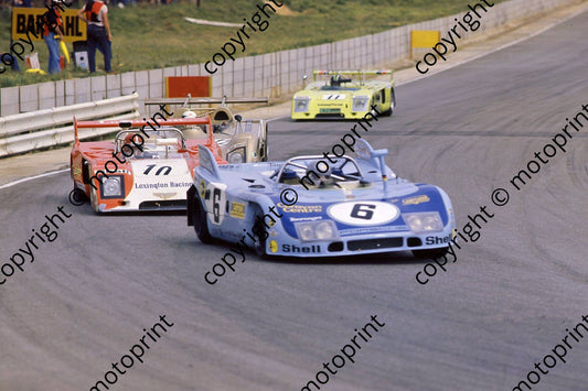 1974 6 hr 6 Porsche 908 Gross J Barth_ Chevron Lepp G Tunmer_ Toj Obermoser D Walker_ Chevron Hine Grob WEC round (permission Malcolm Sampson Motorsport Photography)164