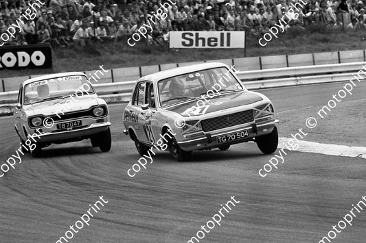 1974 AE SA 100 21 Harry Fekken Peugeot 504TI 36 Mike White Escort 1300 GT(3)