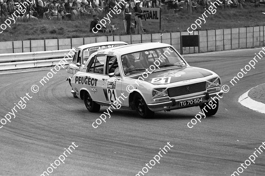 1974 AE SA 100 21 Harry Fekken Peugeot 504TI    (28a)