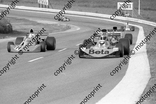1974 SA GP 14 Jean-Pierre Beltoise BRM P201 10 Brambilla March 741 (Courtesy Roger Swan) 148