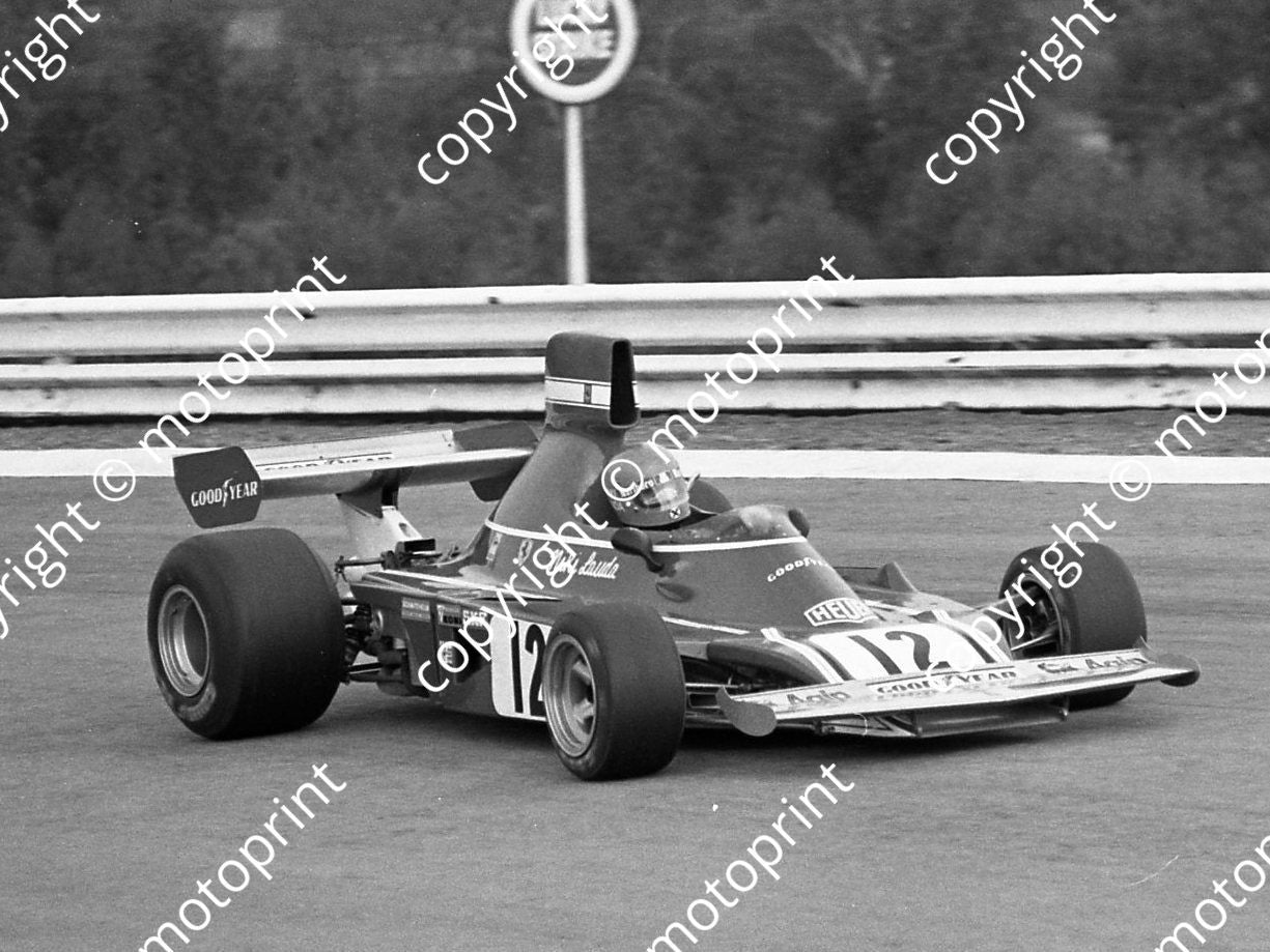 1974 SA GP SS 12 Lauda Ferrari 312B3-012 (permission Malcolm Sampson Motorsport Photography)  (542)