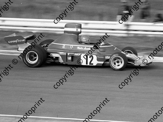 1974 SA GP SS 12 Lauda Ferrari 312B3-012 (permission Malcolm Sampson Motorsport Photography)  (546)
