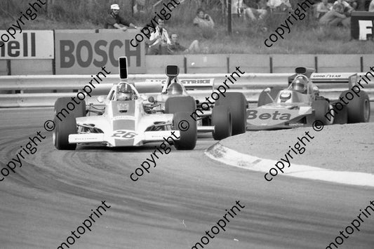 1974 SA GP SS 26 Hill Lola T370; 23 Charlton M23; 10 Brambilla March (permission Malcolm Sampson Motorsport Photography)  (41)