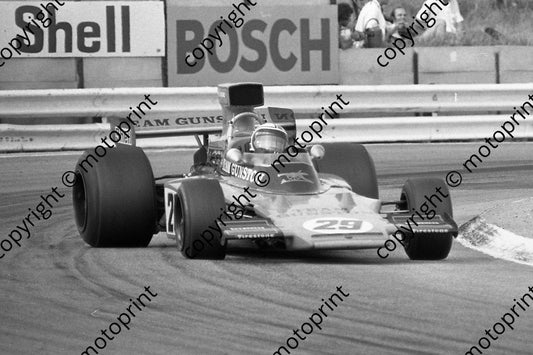 1974 SA GP SS 29 I Scheckter Lotus 72-R6 (permission Malcolm Sampson Motorsport Photography)  (526)