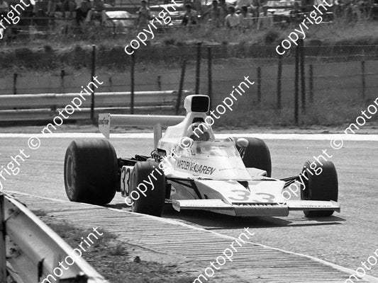 1974 SA GP SS 33 Hailwood McLaren M23-1 (permission Malcolm Sampson Motorsport Photography)  (573)