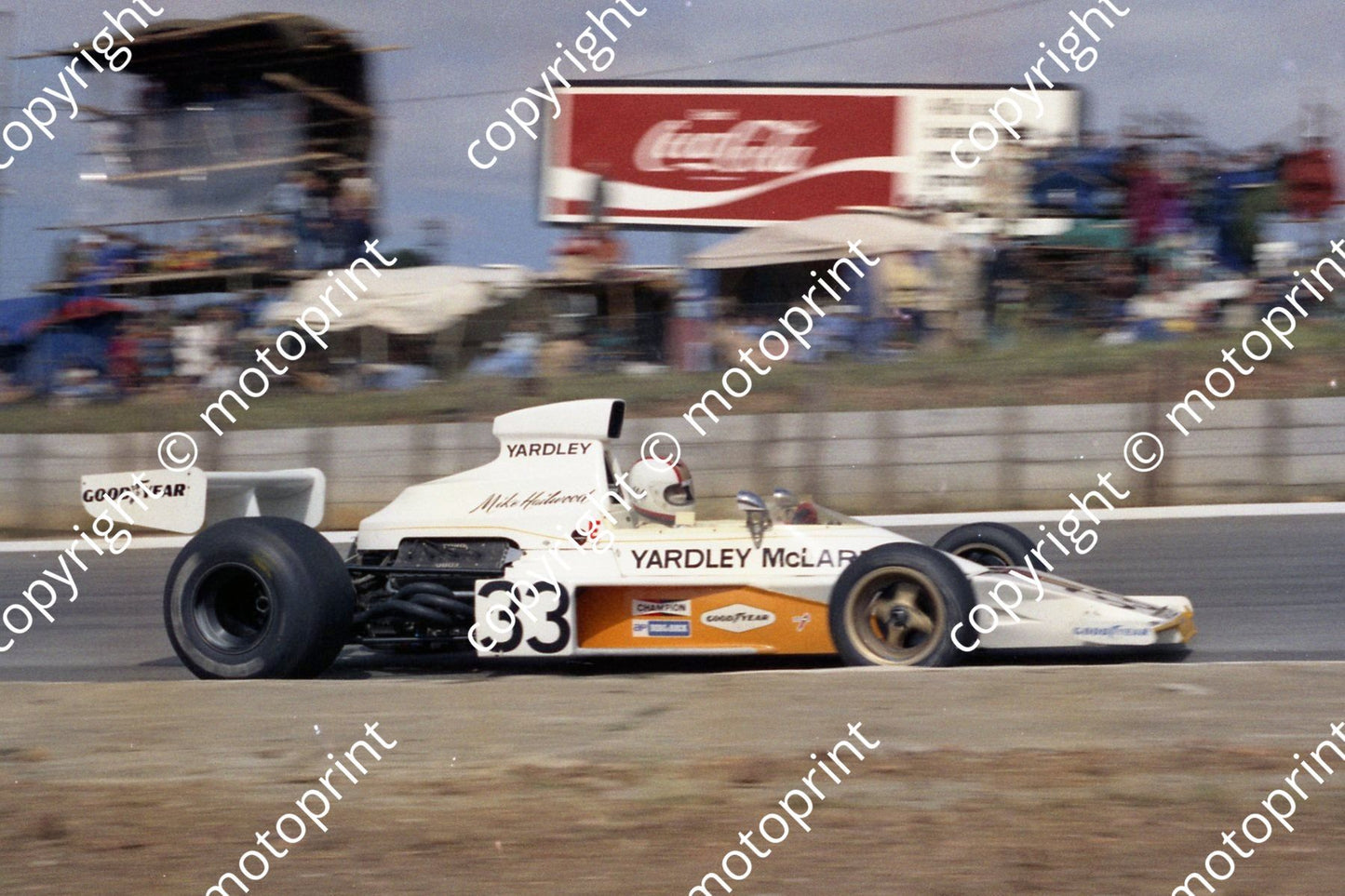 1974 SA GP SS 33 M Hailwood McLaren M23-1 (permission Malcolm Sampson Motorsport Photography) (15)