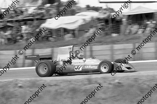 1974 SA GP SS 37 Migault BRM P160-09 (permission Malcolm Sampson Motorsport Photography)  (568)