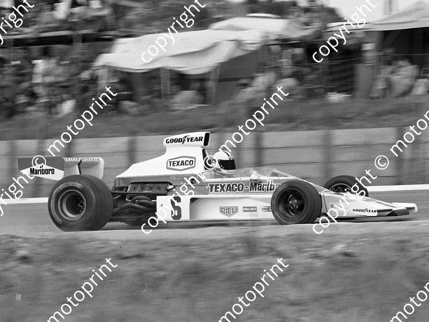 1974 SA GP SS 6 Hulme McLaren M23-6 (permission Malcolm Sampson Motorsport Photography)  (575)