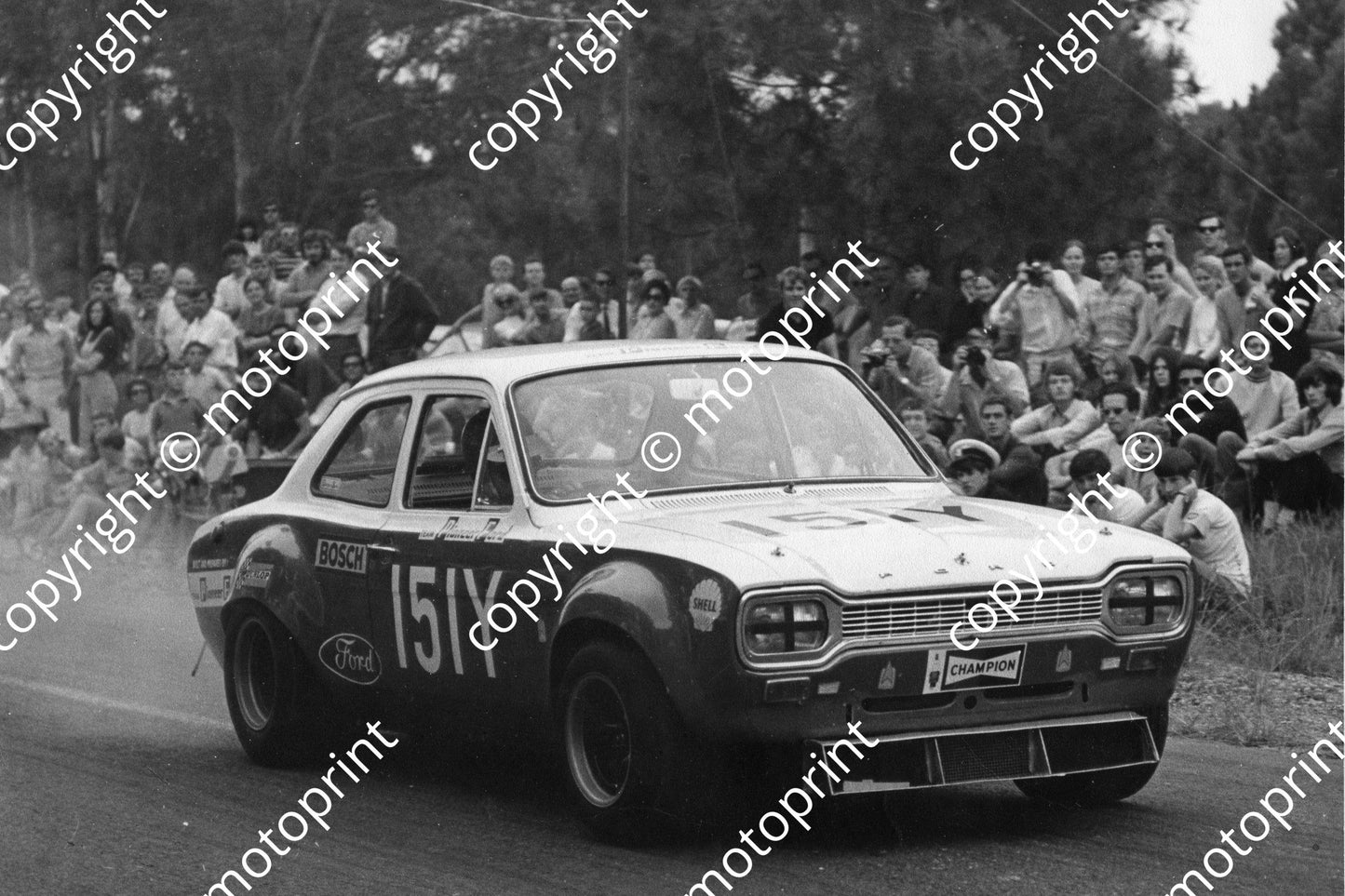1974 Van Stadens hillclimb John Barnes ex Gough Escort circa 1974 (courtesy Lionel Rowe)