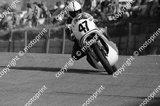 1975 Highveld 100 MC 47 K Wooley Honda 500 note bulbous fairing (permission Roger Swan) 062