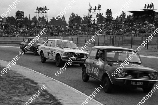 1975 SA GP SL X 49 Farmer Mini GTS 43 Verolini Toyota 2000 GSC 47 Huysamen Escort (courtesy Roger Swan) 095