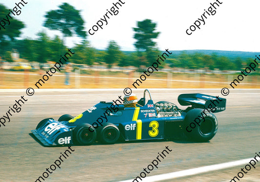 1976 French GP (Paul Ricard) Jody Scheckter  Tyrrell P34