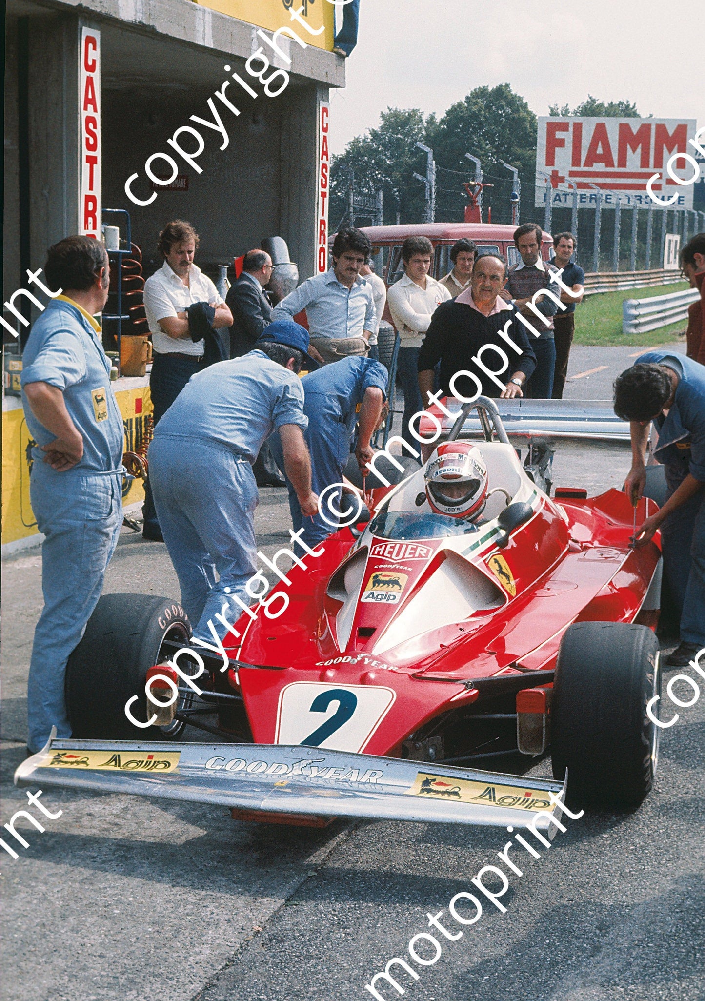 1976 Italian GP (Monza) Clay Regazzoni Ferrari  312T2