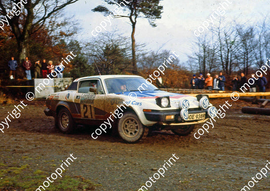 1976 RAC 21  Tony Pond, David Richards TR7 (courtesy Roger Swan) (4)