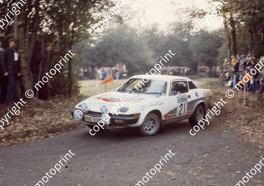 1976 RAC 21  Tony Pond, David Richards TR7 (courtesy Roger Swan) (6)