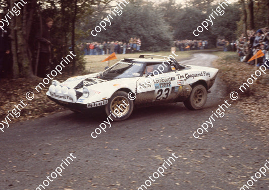 1976 RAC 23 Per-Inge Walfridsson, Austin Fraser Lancia Stratos HF (courtesy Roger Swan) (19)