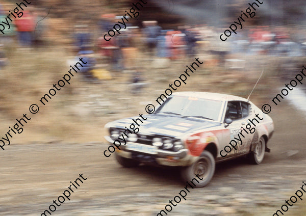 1976 RAC 26 Andy Dawson, Andrew Marriott Datsun 160J (courtesy Roger S ...