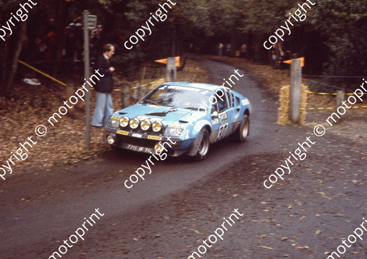 1976 RAC 30 Jean Ragnotti, Jacques Jaubert Alpine A310 V6 (courtesy Roger Swan) (23)